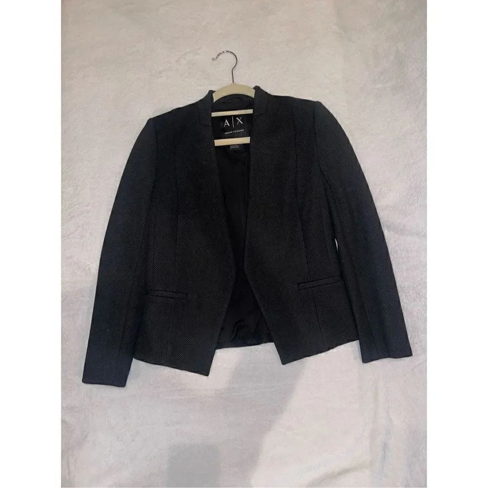 Size 0 Armani Exchange women’s black blazer jacket